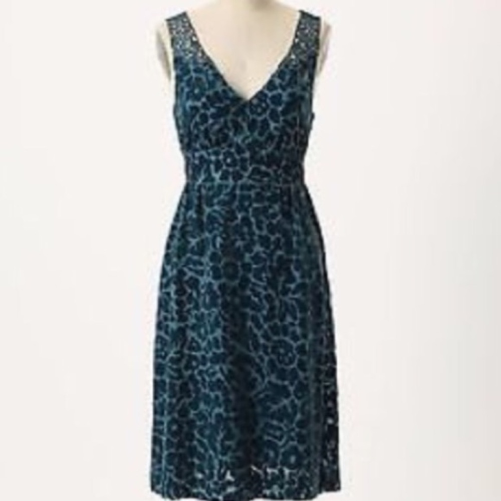 Teal Velvet Moulinette Soeurs Dress